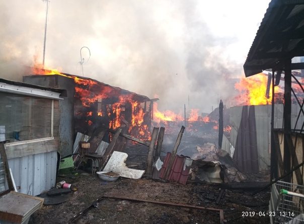 Пожар в Патрушево