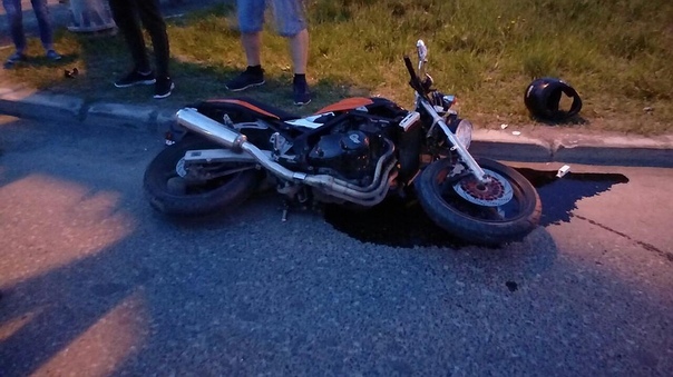 Три байкера слетели с мотоциклов в минувший понедельник на дорогах Тюменской области