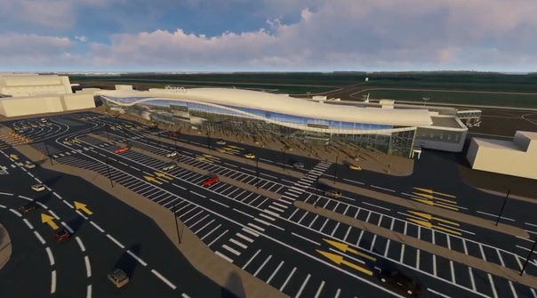 Опубликовано ВИДЕО проекта реконструкции тюменского аэропорта "Рощино"