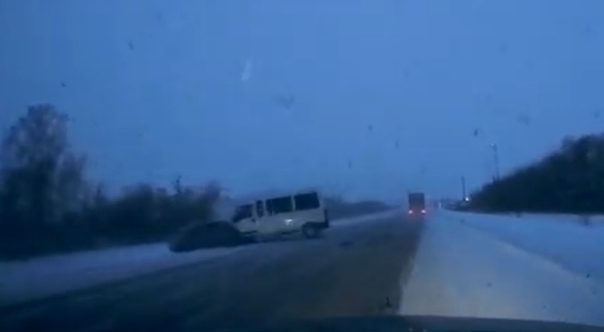 Смертельная авария на трассе Тюмень-Омск попала на ВИДЕО